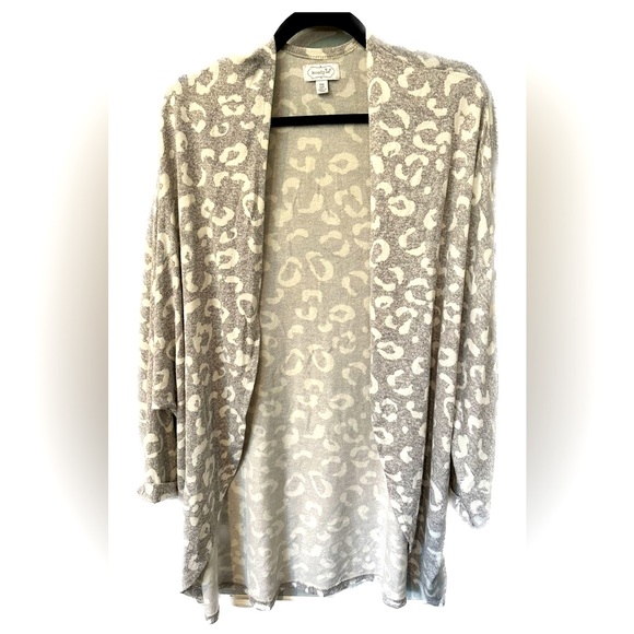 Mud Pie Snow Leopard Cardigan - Picture 1 of 3
